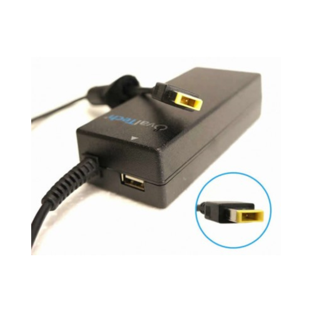 Cargador / Adaptador para Laptop OTAC-E77-65W OvalTech 20V/3.25A (Lenovo Cuadrada)