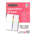 Separador Acco Tab 15 Div Sin Numeración