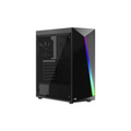 Gabinete AeroCool Shard ATX Cristal Templado Negro RGB — No Compatible Con Cooler 240mm