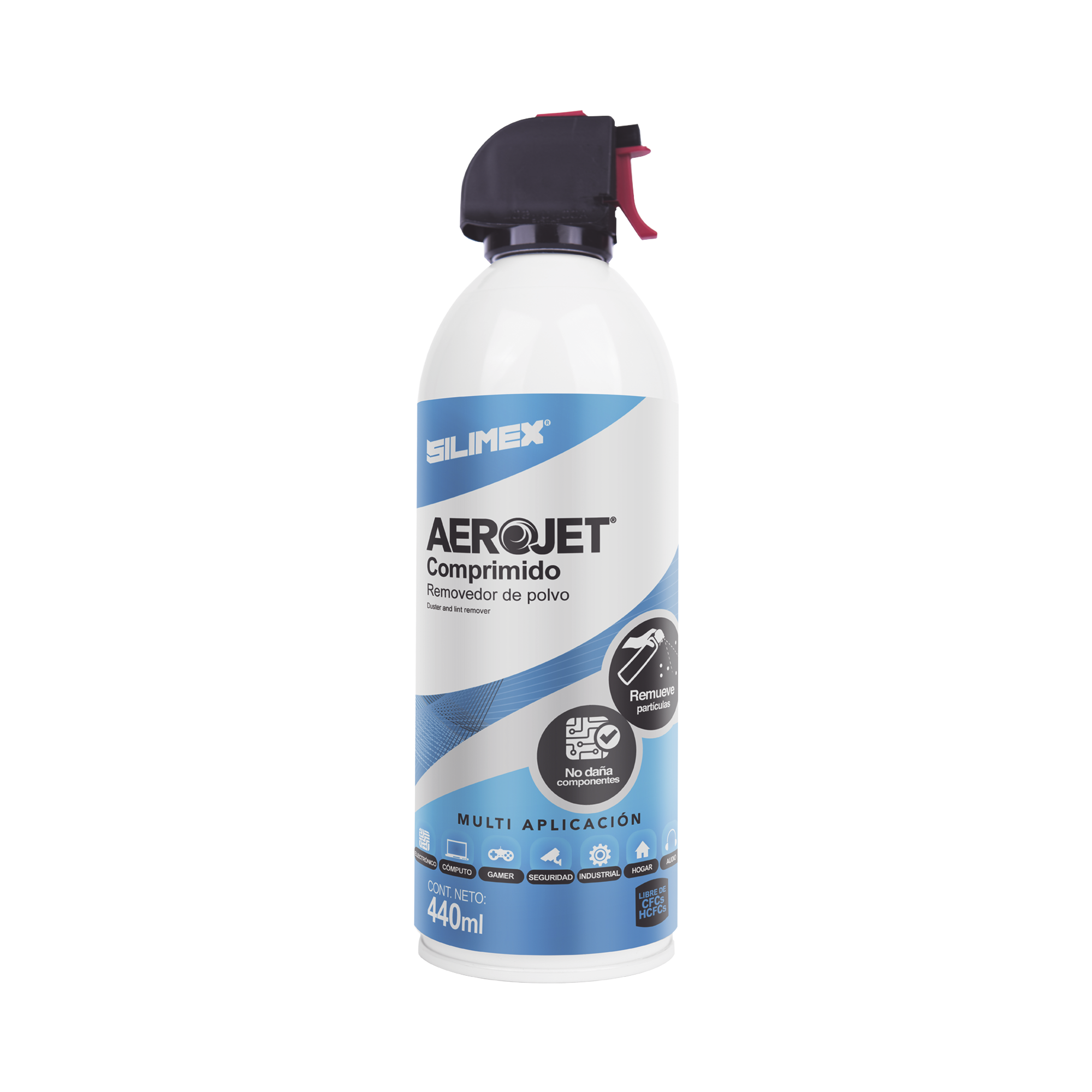 Removedor de Polvo y Residuos (Aire Comprimido) para Limpieza de Equipos Electronicos, 440 ml