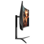 Monitor Gamer Acteck Curvo 34" VA 165Hz 1ms PIP PBP F-Sync G-Sync HDR 2xHDMI 2.1 2xDP1.4 3.5mm RGB VESA 75mm Negro
