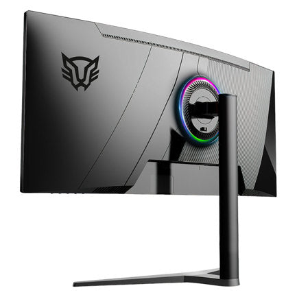 Monitor Gamer Acteck Curvo 34" VA 165Hz 1ms PIP PBP F-Sync G-Sync HDR 2xHDMI 2.1 2xDP1.4 3.5mm RGB VESA 75mm Negro