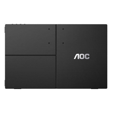 Monitor AOC 15.6" Portátil IPS 1920x1080 60Hz 1 xType-C para Potencia de Señal DP ALT 1 xType-C