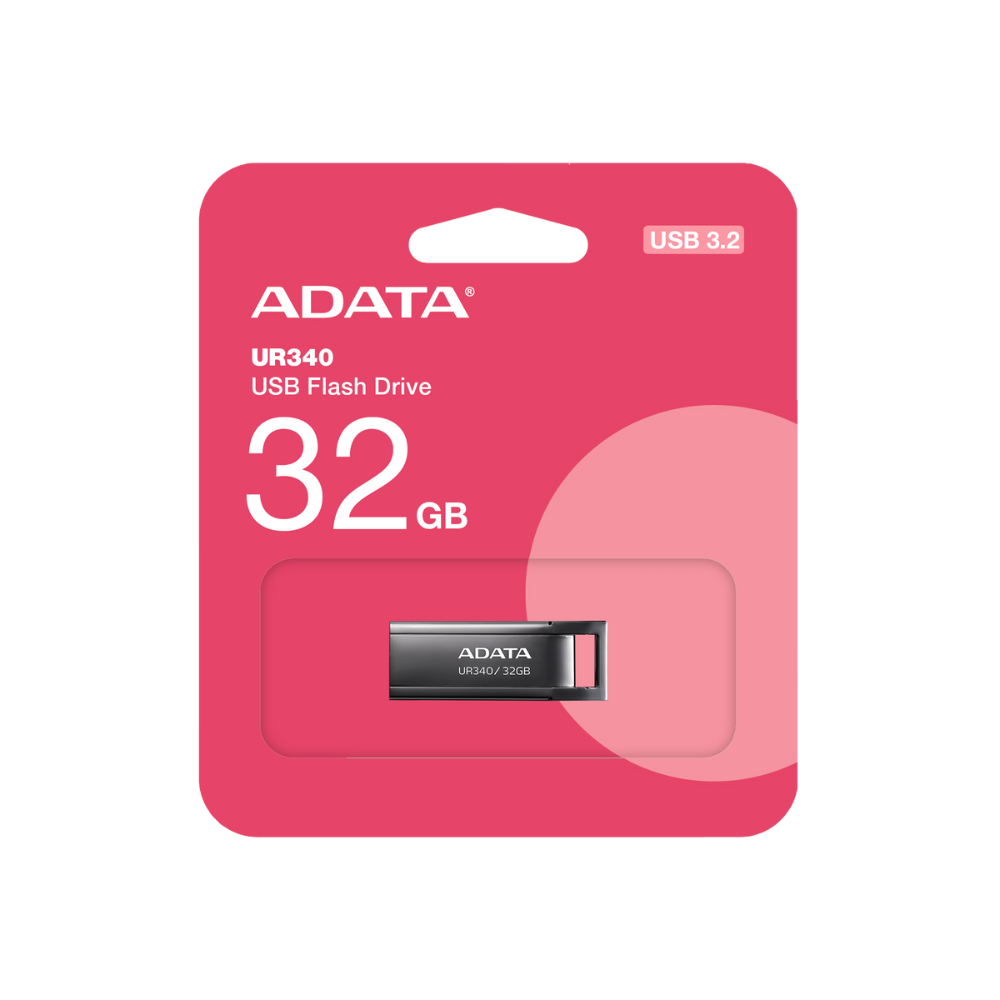 Memoria Adata 32GB USB Royal UR340 3.2 Negro AROY-UR340-32GBK