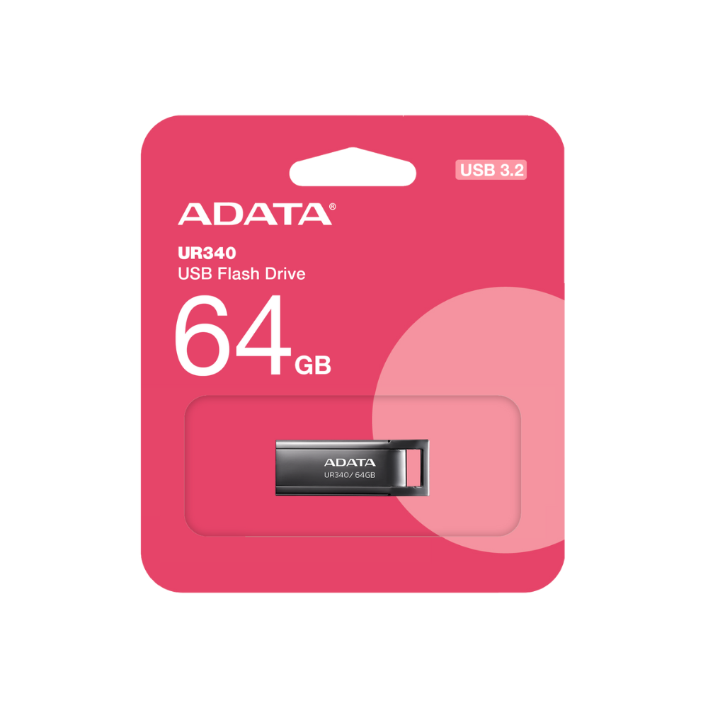 Memoria ADATA 64GB USB 3.2 ROYAL UR340 negro AROY-UR340-64GBK