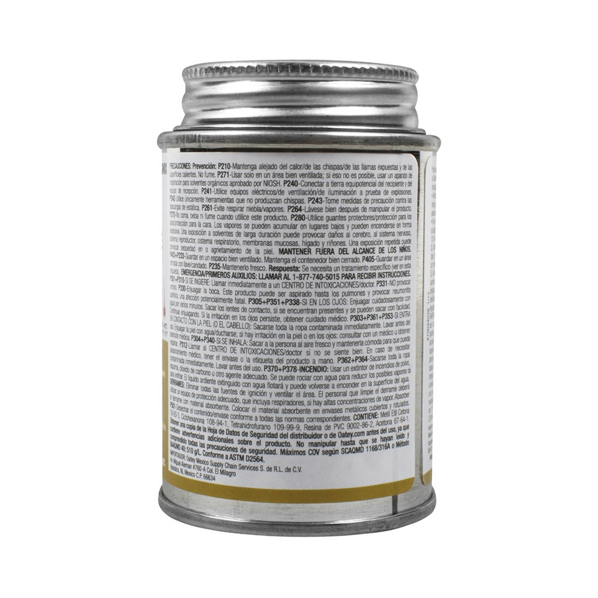 Cemento Transparente para Tubo Conduit PVC de 118 ml