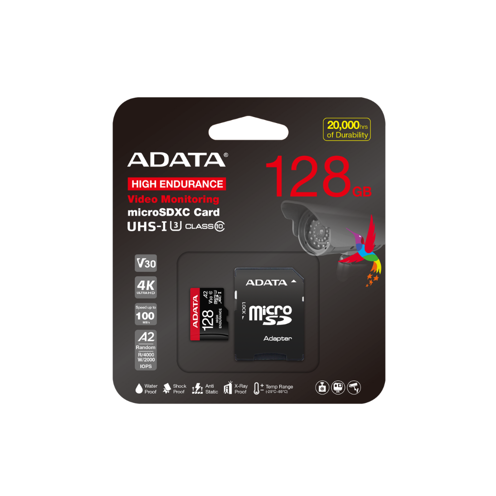 Memoria Micro SDXC Adata 128GB U3 V30S Endurance