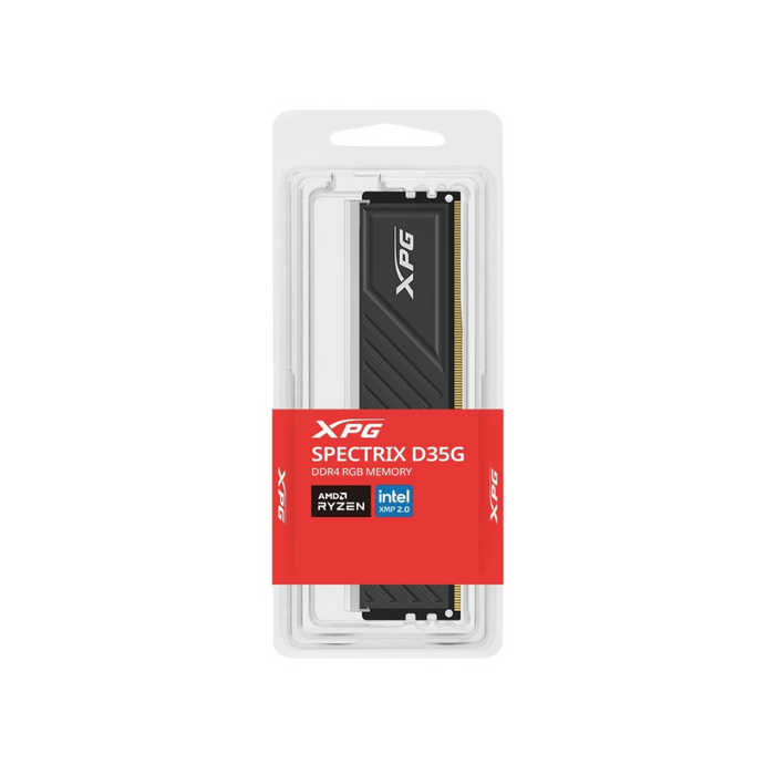 Memoria ADATA XPG 16GB DDR4 3200MHz D35G Spectrix disipador negro RGB AX4U320016G16A-SBKD35G
