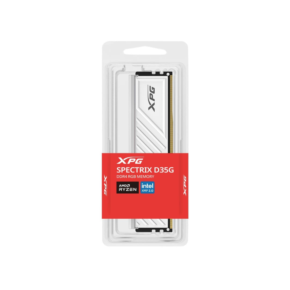 Memoria ADATA XPG 16GB DDR4 3200MHz D35 Spectrix disipador blanco RGB AX4U320016G16A-SWHD35G