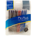 Bolígrafo Azor Pin Point Ultrafino Redondo Punta Aguja Fina 0.5 Mm Colores Surtidos C/10