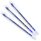 Bolígrafo Azor Pin Point Flow 1.0 Mm Color Azul C/12 Pzas
