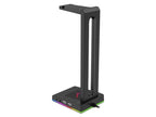 Base para audífonos Naceb iluminación rgb 2 USB 1 3.5mm molex