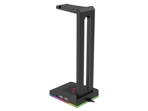 Base para audífonos Naceb iluminación rgb 2 USB 1 3.5mm molex