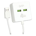 HUB USB 2.0 GHIA DE 4 PUERTOS / TRANSFERENCIA DE DATOS/ CABLE 1 METRO