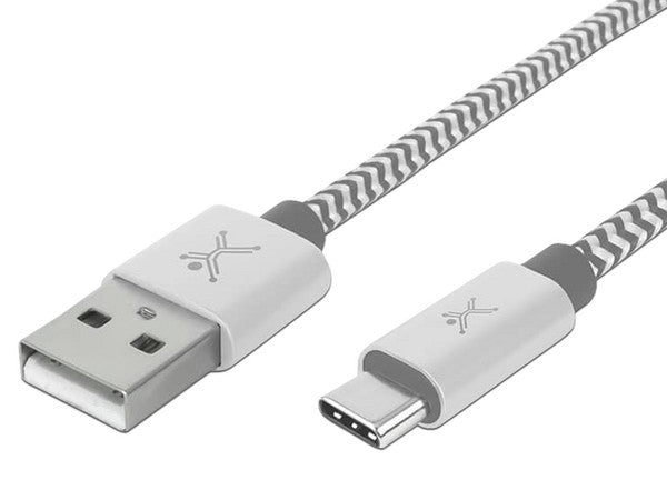 Cable Perfect Choice USB a C Macho USB a A Macho de 1 Metro modelo PC-101673 color Blanco