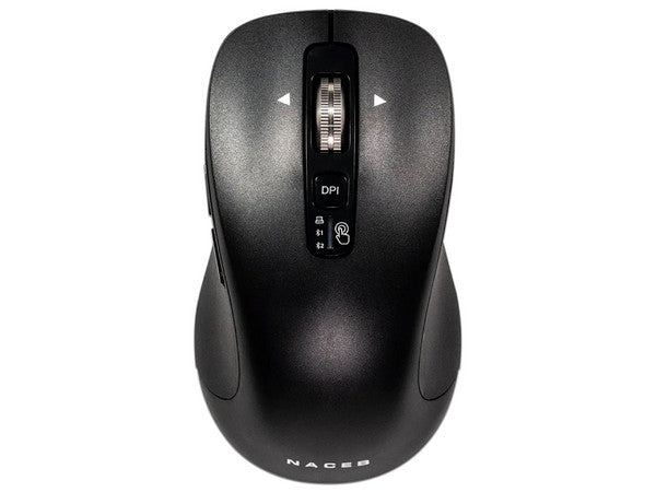 Mouse Inalambrico Naceb ambidiestro USB 10000 DPI 5 botones modelo NA-0132 color Negro