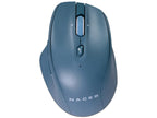 Mouse Inalambrico Naceb dual con receptor USB color Azul mode 2.4G+BT 5 botones