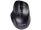 Mouse Inalambrico Naceb dual con receptor USB color Negro mode 2.4G+BT 5 botones