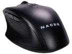 Mouse Inalambrico Naceb dual con receptor USB color Negro mode 2.4G+BT 5 botones