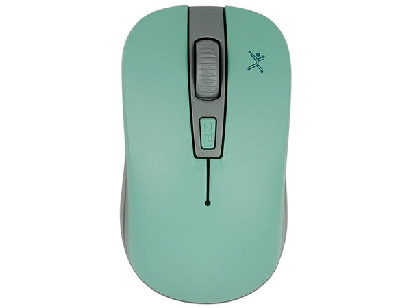 Mouse Perfect Choice Essential RF inalambrico 1600DPI modelo PC-044819 color Turquesa con Gris