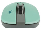 Mouse Perfect Choice Essential RF inalambrico 1600DPI modelo PC-044819 color Turquesa con Gris