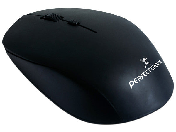 Mouse Perfect Choice Root PRO inalambrico 1600DPI modelo PC-045137 color Negro