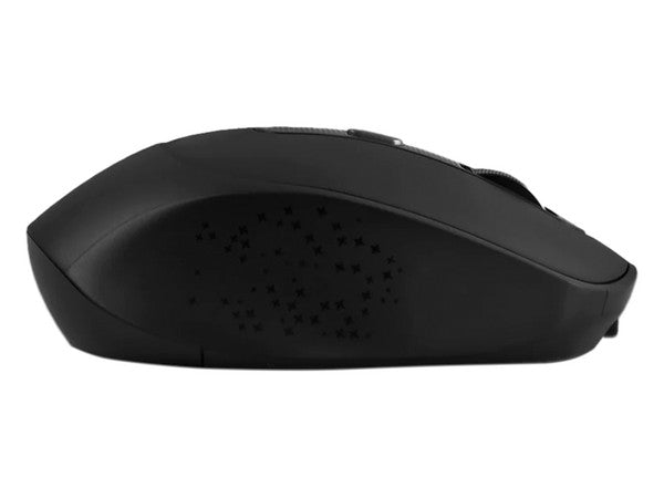 Mouse Perfect Choice Óptico modelo PC-045144 Inalámbrico USB 1600DPI color Negro