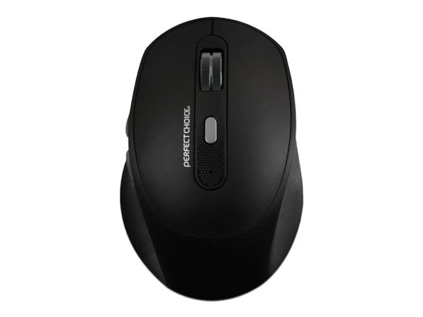 Mouse Perfect Choice Óptico modelo PC-045144 Inalámbrico USB 1600DPI color Negro