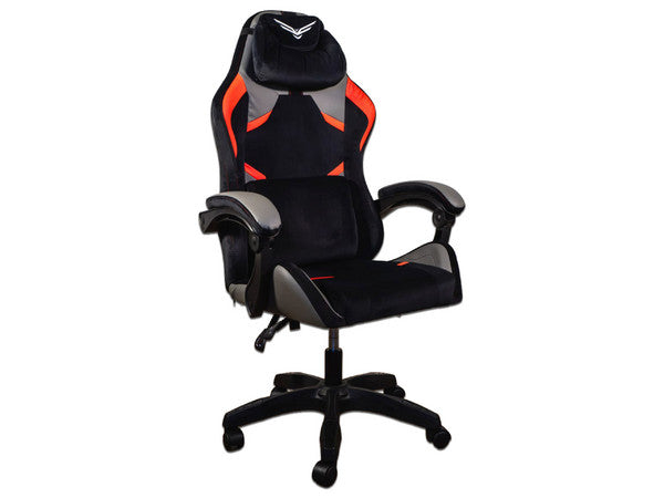 Silla gamer Naceb Bloodline Rage color Negro con diseño Gris con Naranja