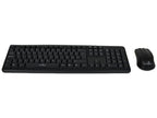 Kit teclado y mouse Perfect Choice alambrico USB resistente a derrames modelo PC-201076 color Negro