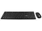 Kit teclado y mouse Perfect Choice Dust Inalámbrico silencioso antiderrames modelo PC-201281color Negro