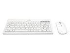 Kit de teclado Perfect Choice 2.4 GHZ+BT clic silencioso modelo PC-201380 color Blanco