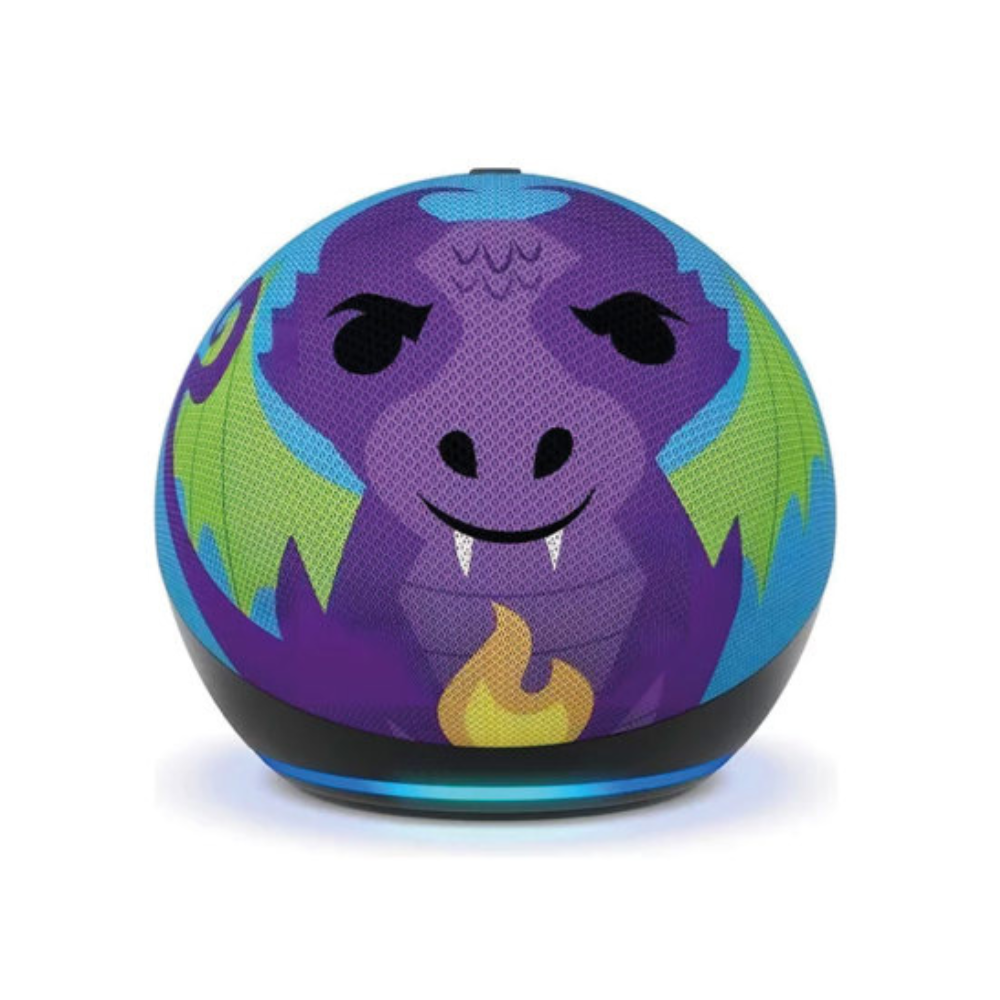 Bocina Inteligente Alexa Echo Dot 5 Kids Edición Dragón