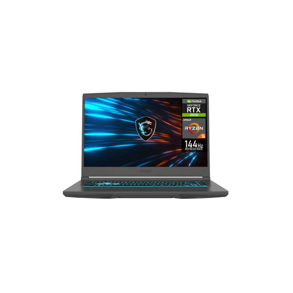 Laptop MSI Thin A15 Ryzen 5-7535HS 8GB DDR5 RTX 2050 4GB SSD 512GB NVME 14 FHD 144Hz Win 11 B7UCX-218US