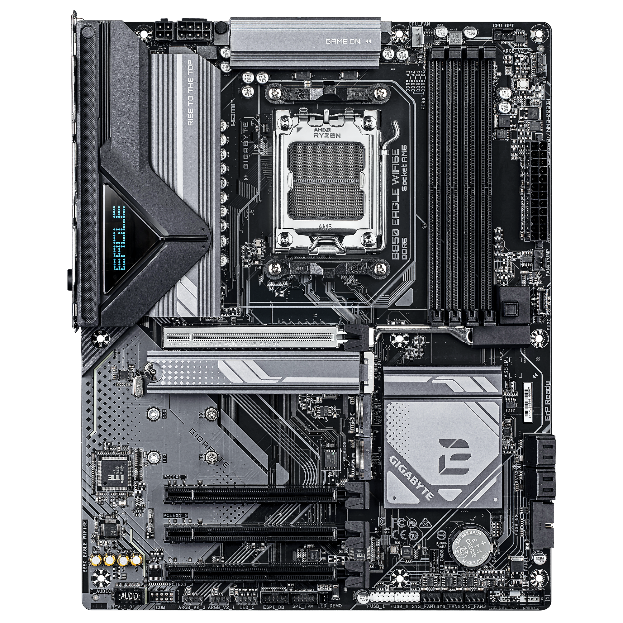 Tarjeta Madre Gigabyte B850 EAGLE WIFI6E socket AM5 4xDDR5 1xHDMI 1xDP Wi-Fi 6E AX210 ATX