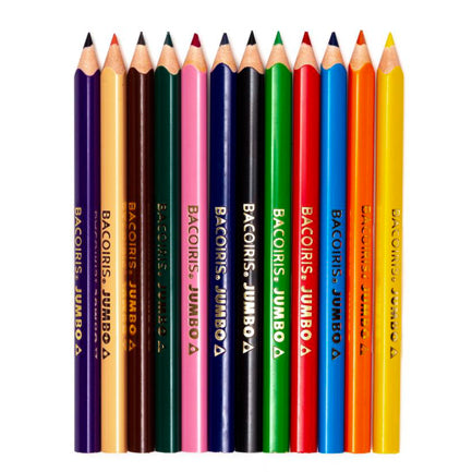 Colores Bacoiris Triangulares Jumbo Caja C/12