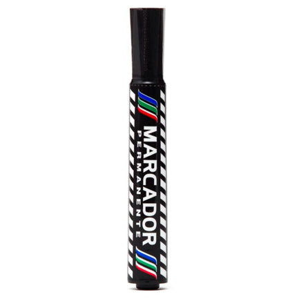 Marcador Baco Permanente Plastico Negro C/12