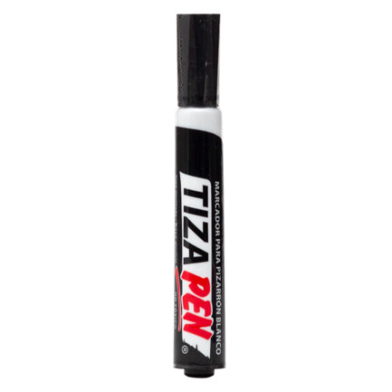 Marcador Baco Tizapen Plastico Negro C/12