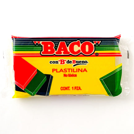 Plastilina Baco Marqueta 180Gr Amarilla No51