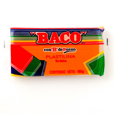 Plastilina Baco Marqueta 180Gr Naranja No.52