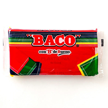 Plastilina Baco Marqueta 180Gr Rojo No.54