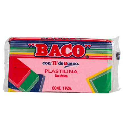 Plastilina Baco Marqueta 180Gr Rosa No.53