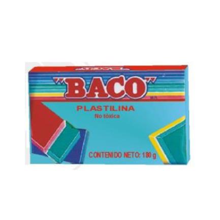 Plastilina Baco Marqueta 180Grs Color Azul Cielo