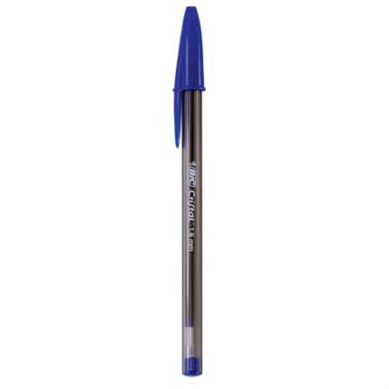 Bolígrafo Bic Cristal Intenso Punto Extra Grueso 1.6Mm Color Azul C/12 Pzas