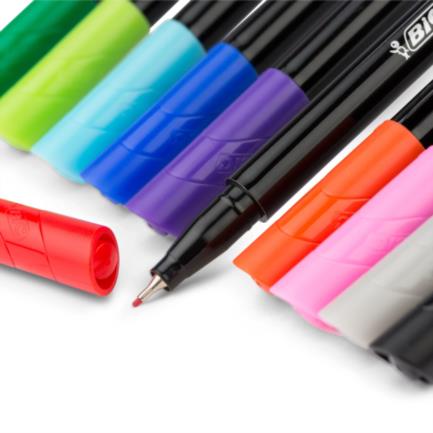Rotulador Bic Intensity Extra Fino Colores Surtidos C/5 Pzas