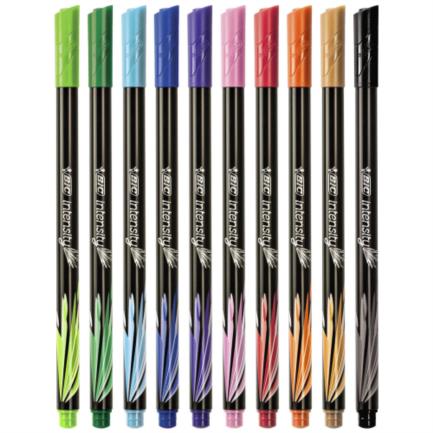 Rotulador Bic Intensity Extra Fino Colores Surtidos C/10 Pzas