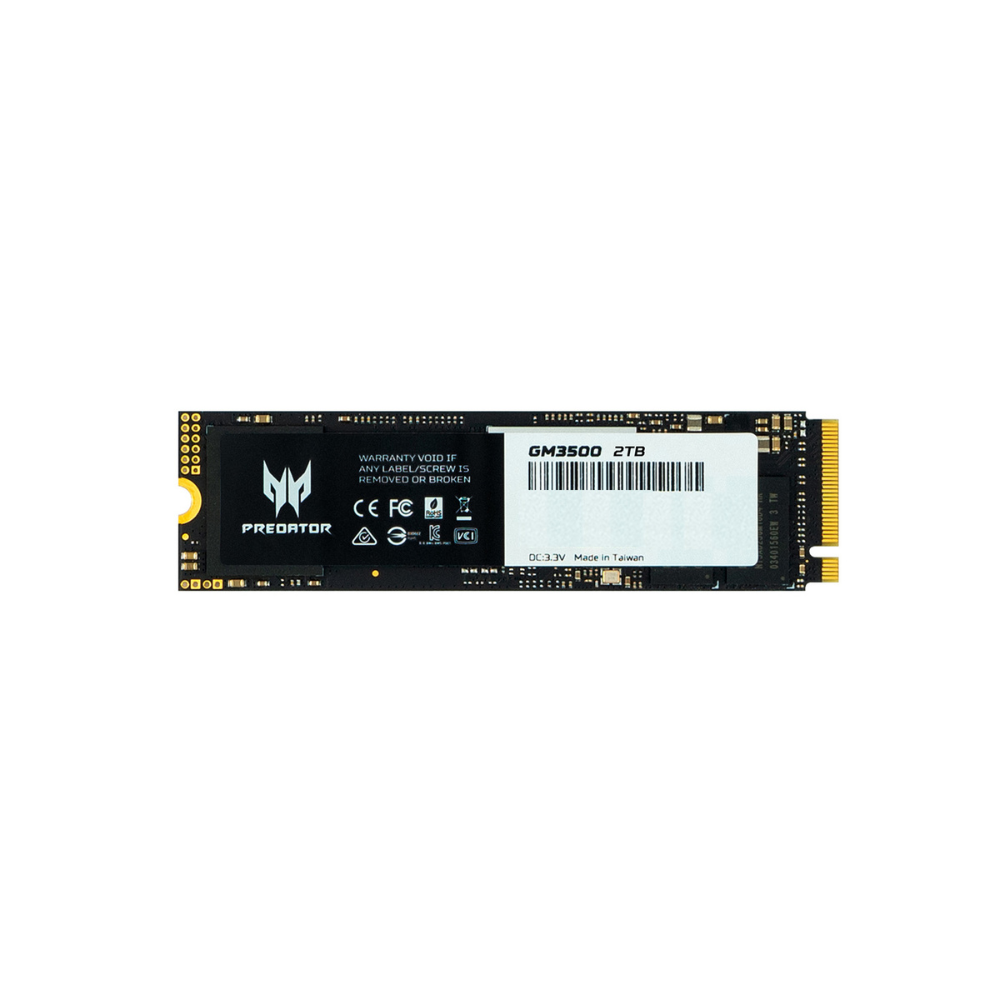 Unidad de Estado Sólido Predator GM3500 de 2TB, M.2 NVMe Gen3x4 3400MB/S