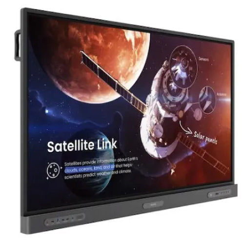 Pantalla BenQ RP8604 Interactiva IR Anti-Germenes 86" 4K UHD 3840x2160 50 Puntos Touch Android 13 6 Sensores