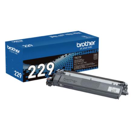 Tóner Brother TN229BK Negro Genuine Rendimiento Estándar MFCL3780CDW / DCPL3560CDW (1 500 páginas)