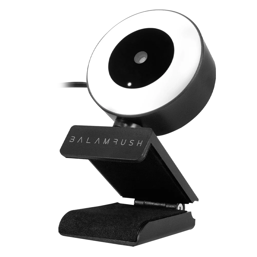 CAMARA WEB BALAM RUSH USB 1080P FHD CORRECCION DE COLOR NEGRO STELAR CW750